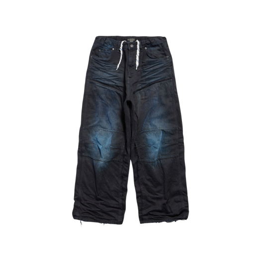 Balenciaga Double Knee Pants Dark Blue