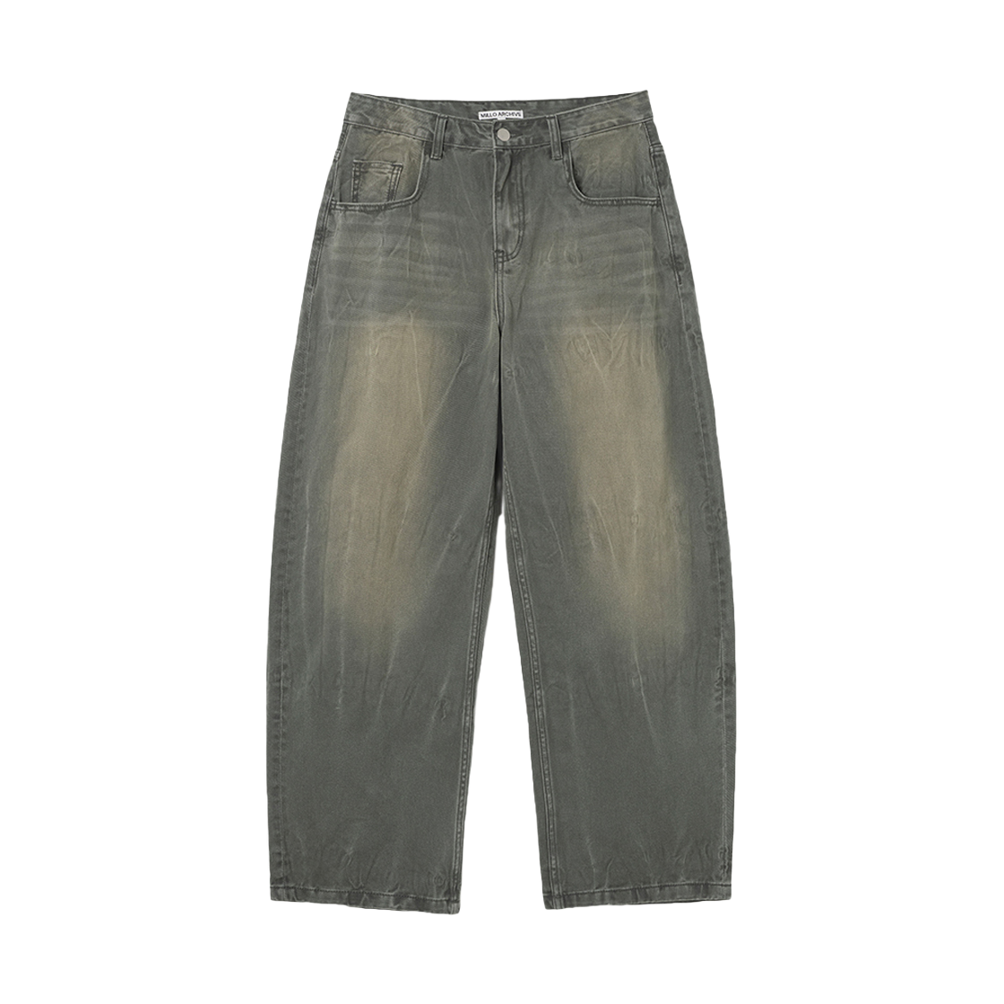 밀로 아카이브 리플렉트 커브드 팬츠 워시드 카키