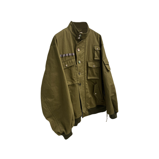 FJ_K rbU Multi Pocket Flight Jacket Khaki