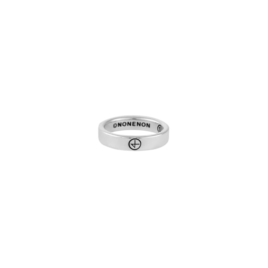 NONENON-038 Nonenon Logo Flat Ring 3mm