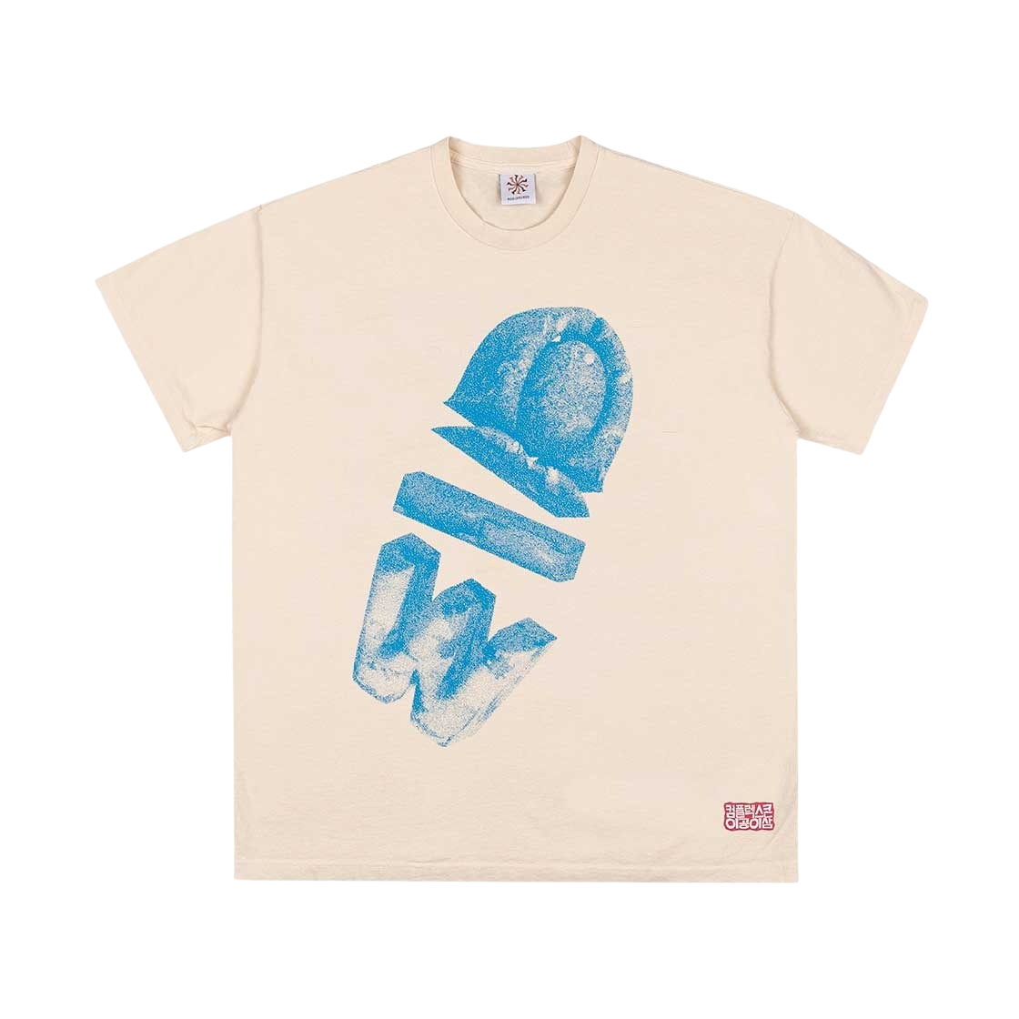 KW23FMTSCR KASINA x WJW Seoul to LA T-Shirts Cream - 대표 이미지 #1