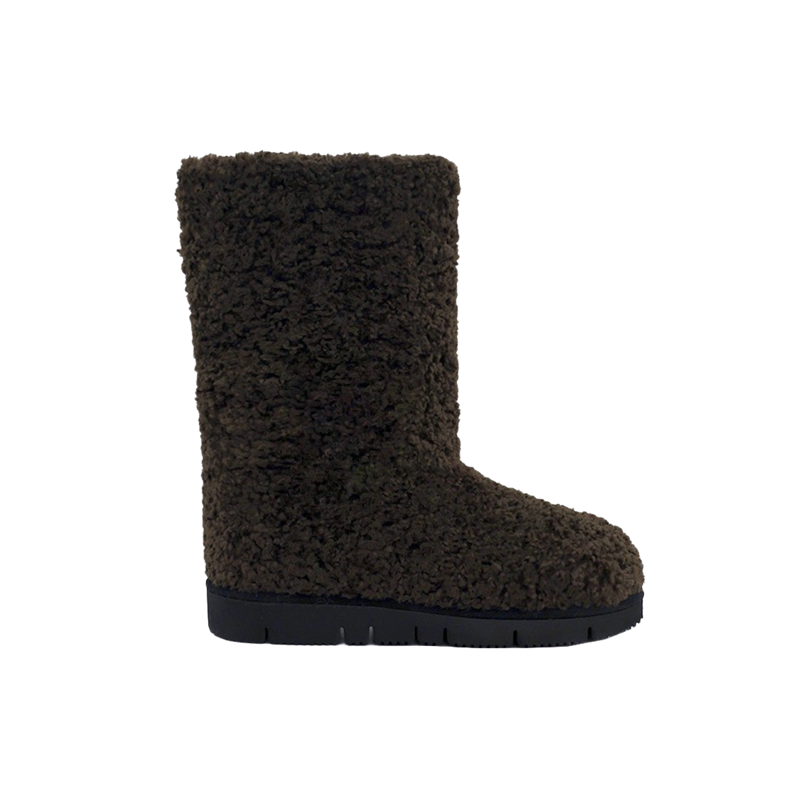 [KREAM 단독] 에핑글러 우먼 포포 헤어리 롱 부츠 코코 브라운([KREAM 단독] Epingler Women Fo Fo Hairy Long Boots Coco Brown)