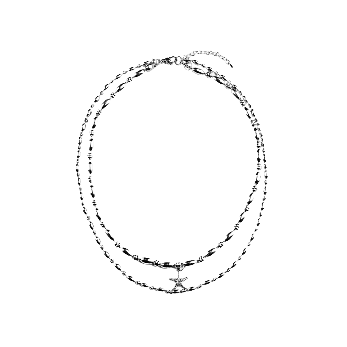 루바티 마린스타 불가사리 써지컬스틸 체인 네크리스(Rubati Marin Star Surgical Steel Chain Necklace)