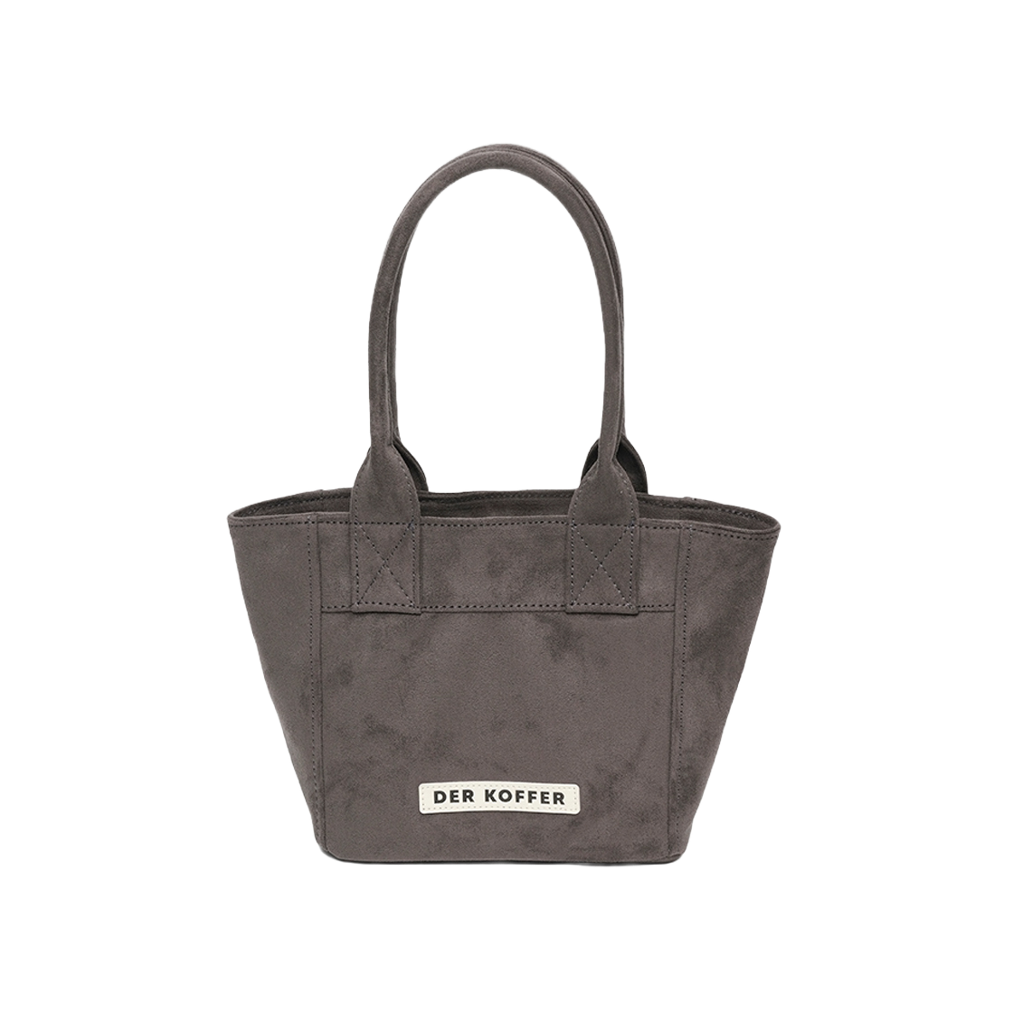2434010604 Der koffer Shopper Suede Mini Charcoal