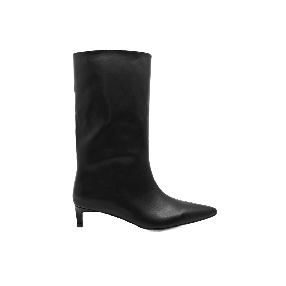 무드나잇 브리아 키튼힐 스틸레토 하프부츠 블랙(Moodnight Bria Kitten-Heel Half Boots Black)