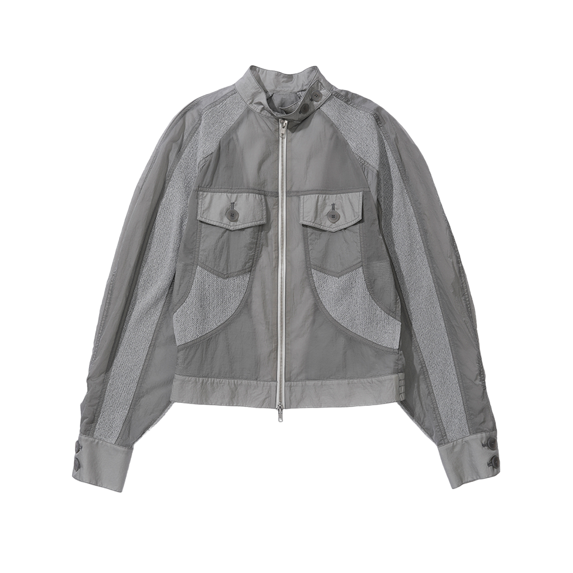 오들리워크샵 니트 봄버 자켓 딤