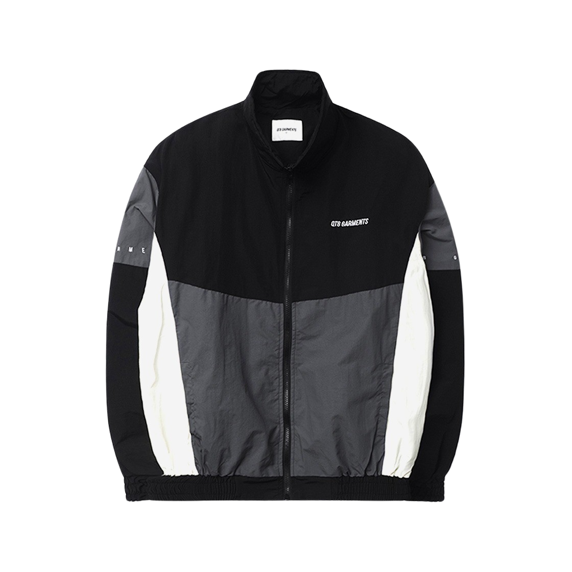 Q4AMJK001CHA QT8 Garments TL Old Track Jacket Charcoal