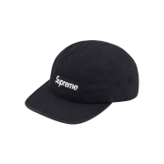 Supreme Washed Chino Twill Camp Cap Black - 24SS