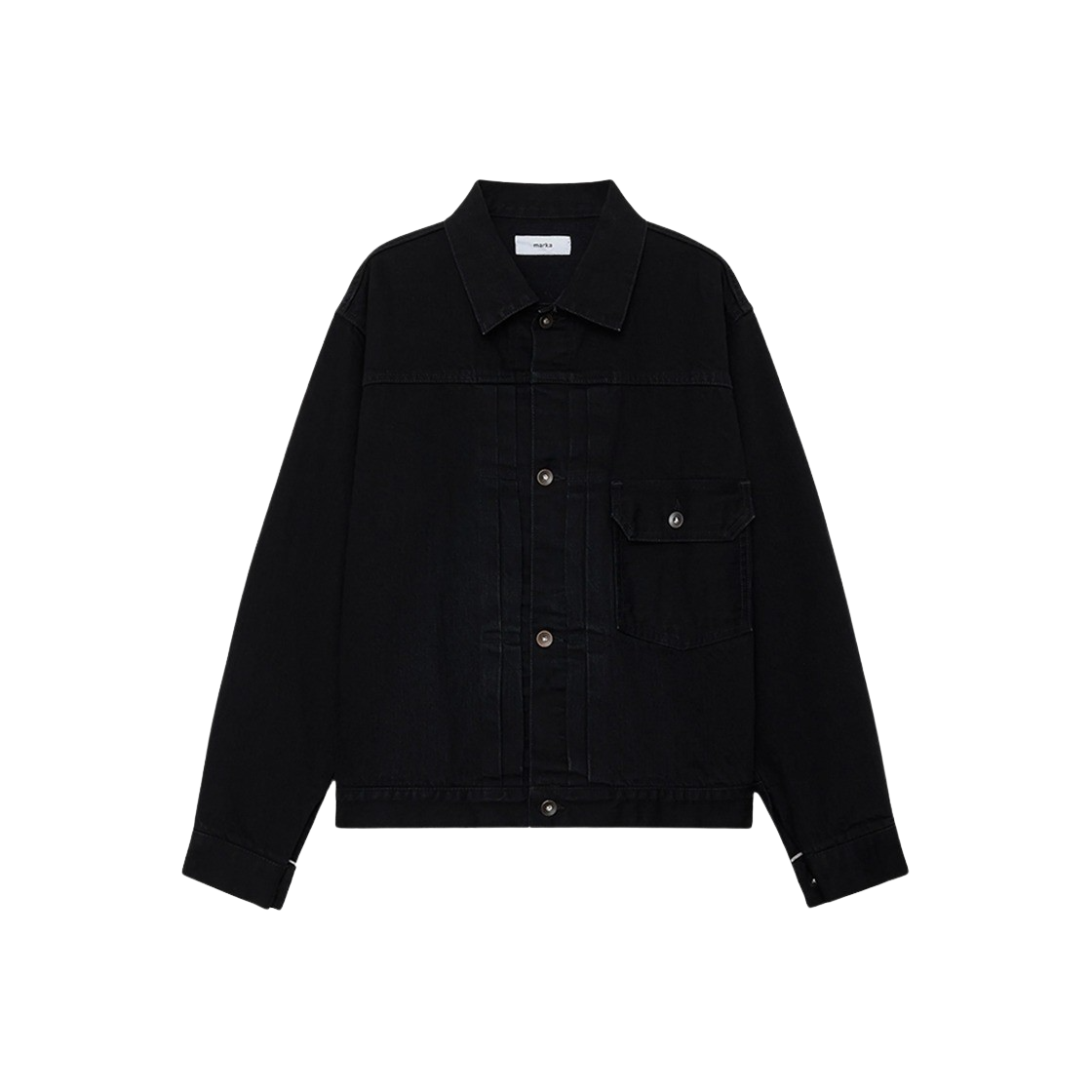KM4DOTDMK06BK Marka New Type1 Denim Jacket Black - 24FW