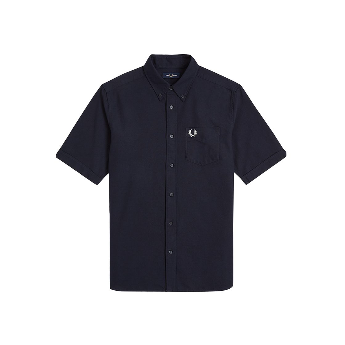 AFPM2518730-608 Fred Perry S/S Oxford Shirt Navy