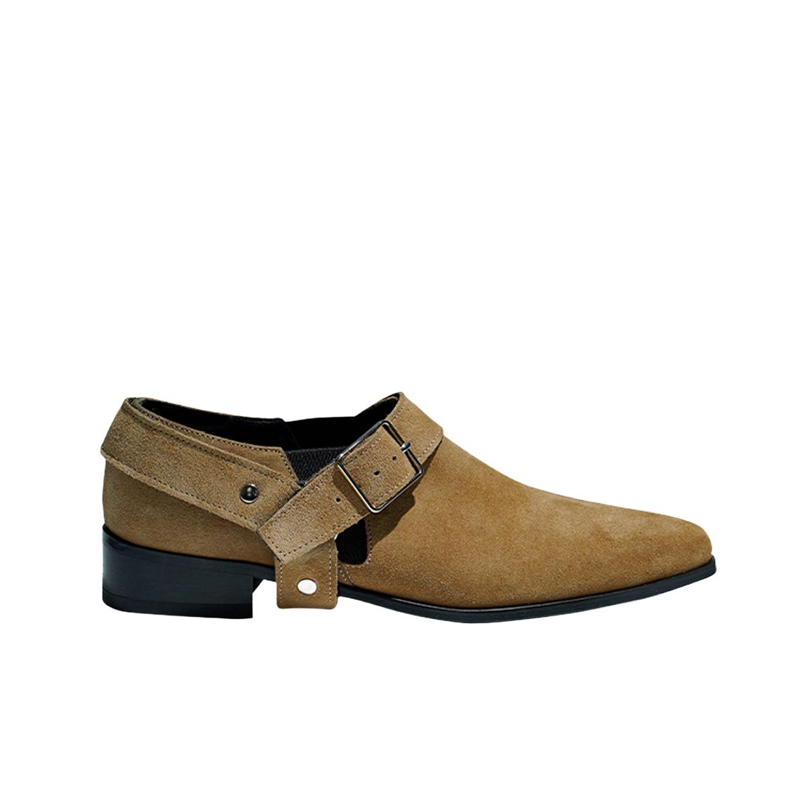 YS0044 YUJI Manish Loofer 2Cm Suede Beige Unisex