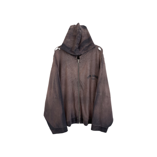 CDZH_P rbU Color Dyed Zip Hoodie Purple