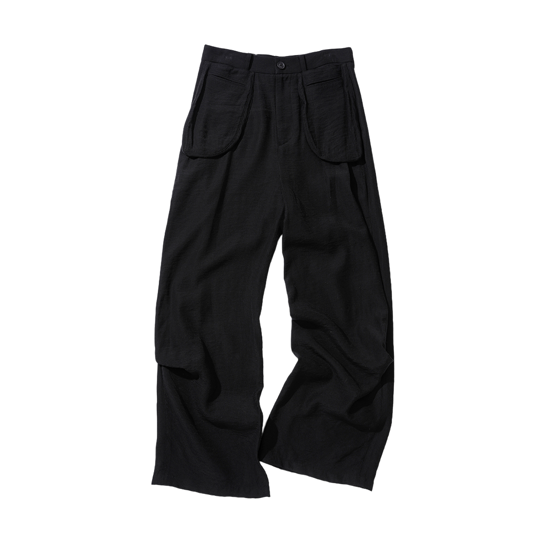WGTRS2507011-2 Odlyworkshop Straight Knee Dart Trousers Silence