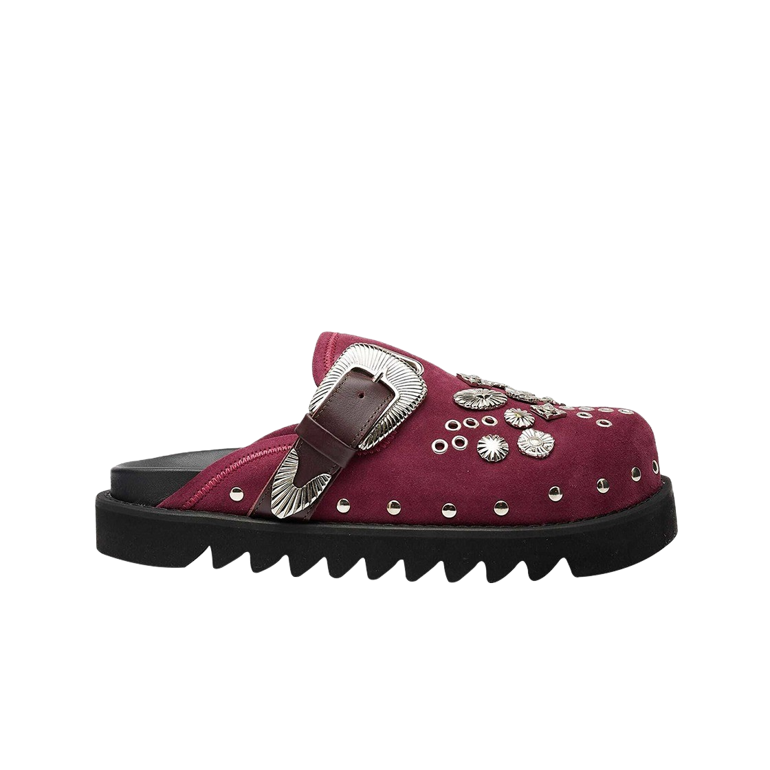 토가 풀라 우먼 AJ1058 스웨이드 퍼플 - 24FW(Toga Pulla Women AJ1058 Suede Purple - 24FW)