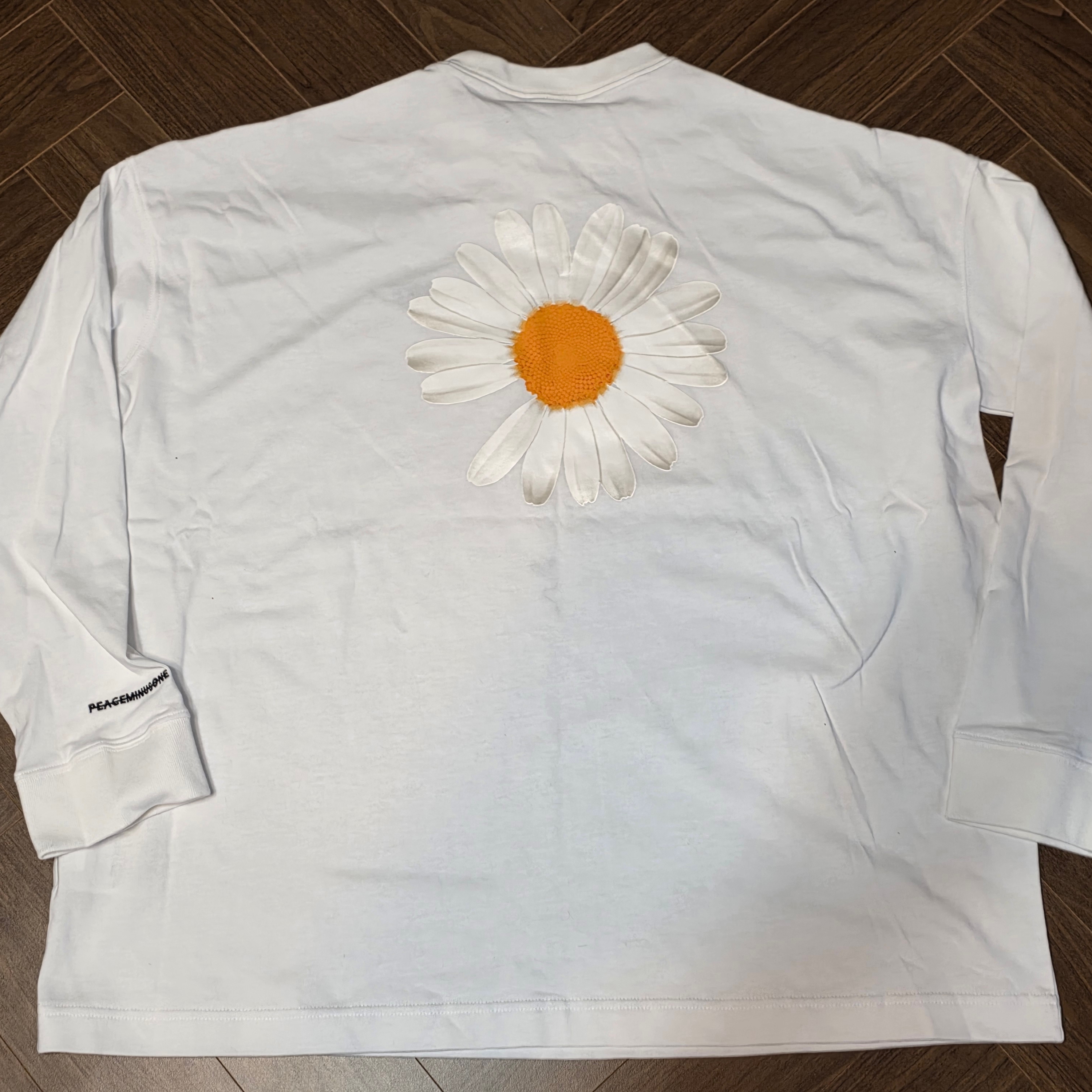 Nike x Peaceminusone LS T-Shirt White (DR0098-100) 착용 스타일