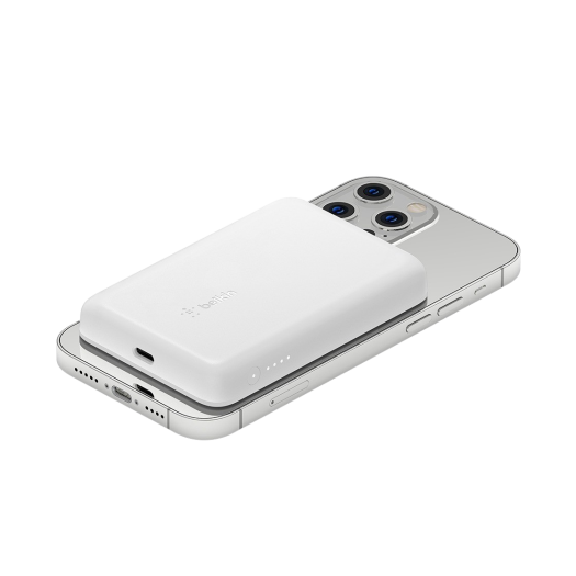 벨킨 2500mAh 맥세이프 마그네틱 무선 충전 보조배터리 BPD002bt 화이트