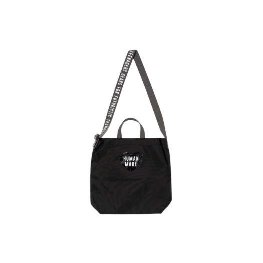 Human Made Shoulder Tote Bag Black