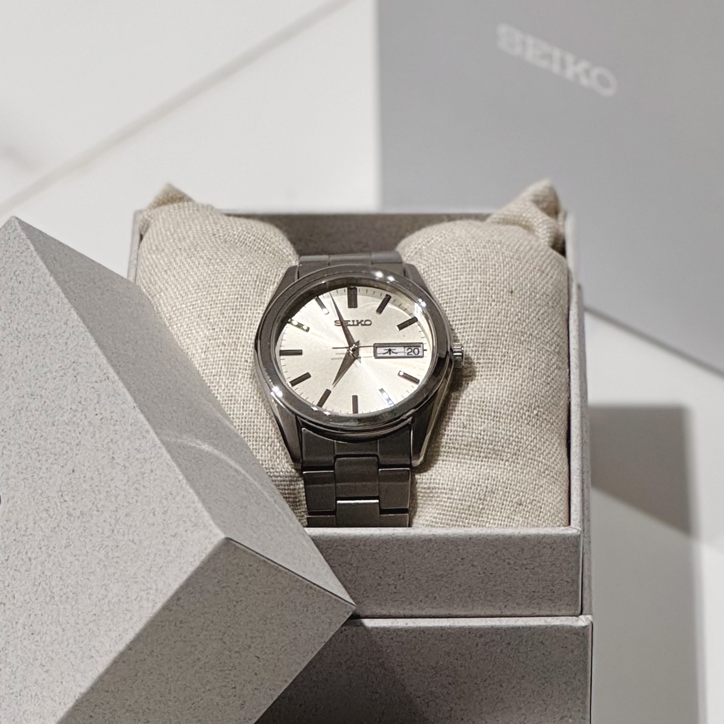 Seiko SBTH007 Silver 착용 스타일