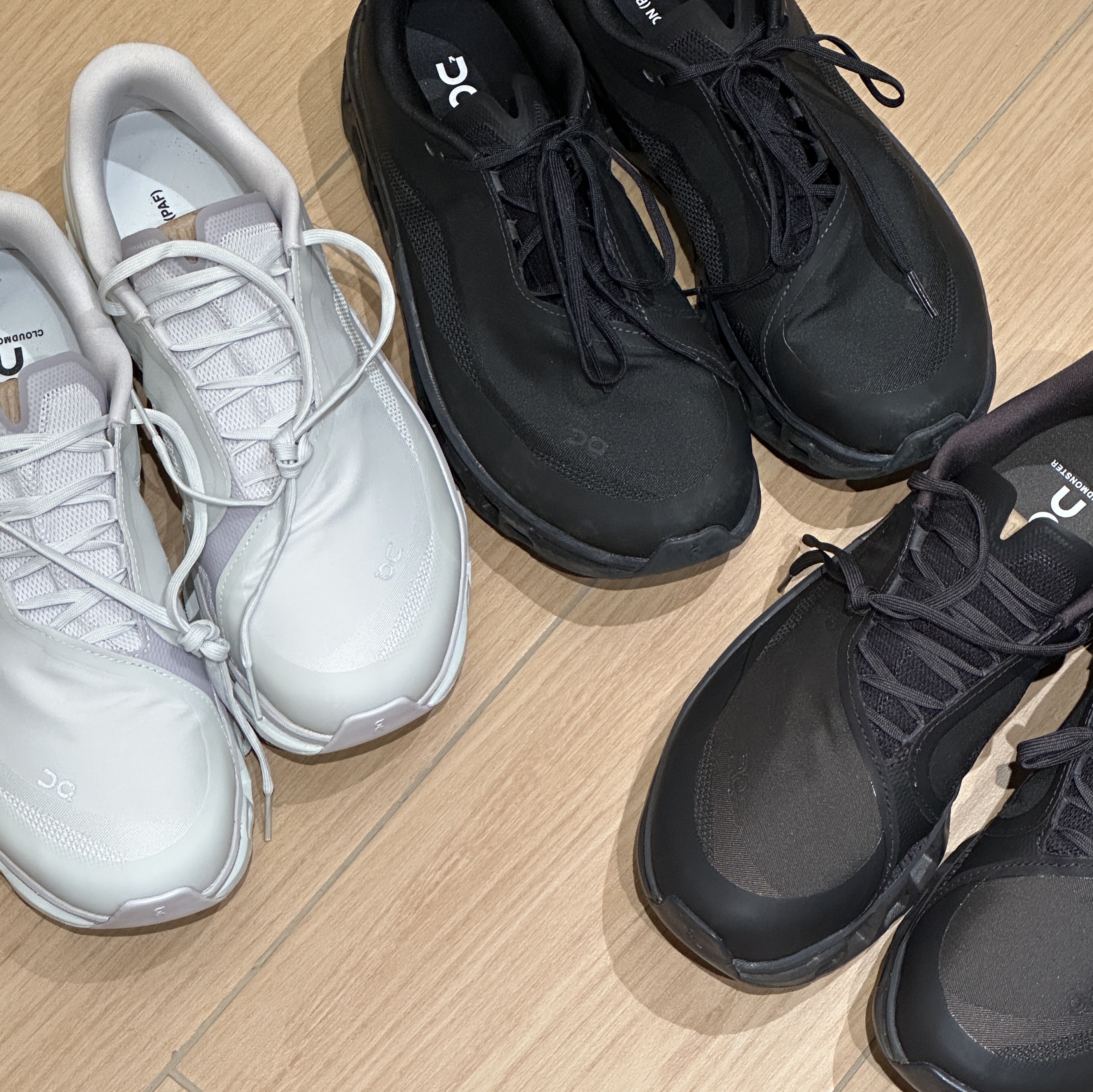 On Running x Post Archive Faction (Paf) Cloudmonster 2 Thorn Brown, On Running x Post Archive Faction (Paf) Cloudmonster 2 Vapor Frost 착용 스타일