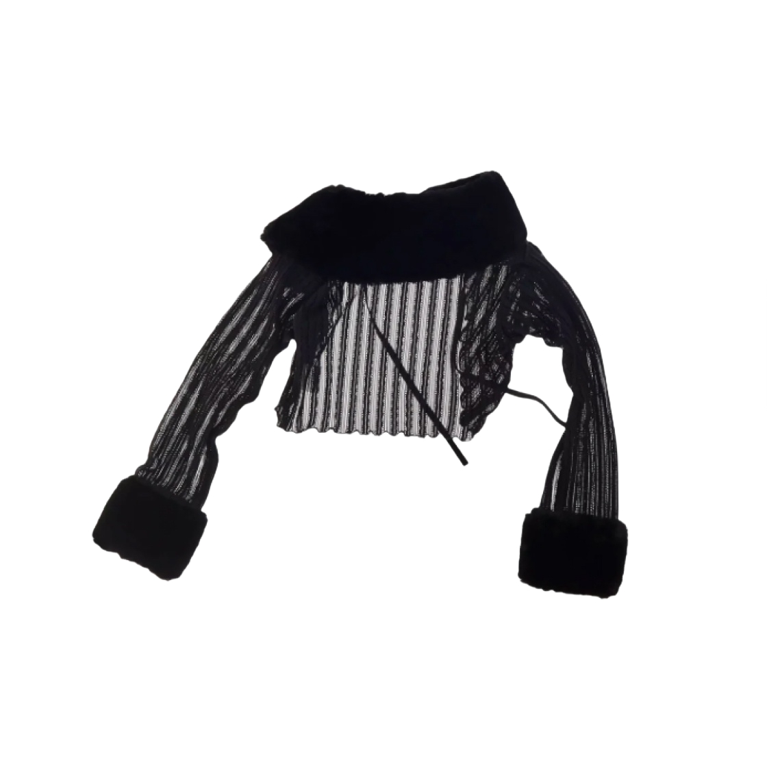 HAS21-B (W) Heaven by Marc Jacobs x Anna Sui Bolero Black