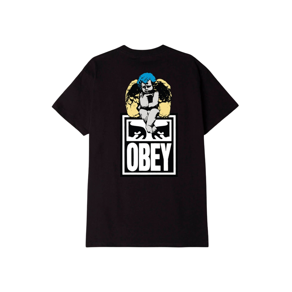 오베이 폴른 엔젤 클래식 티셔츠 블랙 | Obey | KREAM Obey Fallen Angel Classic T-Shirt Black