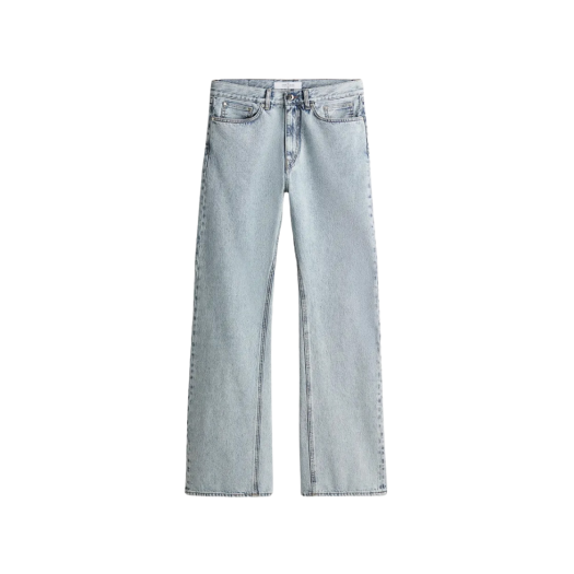 H&M Straight Jeans Light Denim Blue
