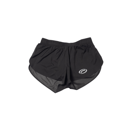 Glossy nylon shorts dark-grey
