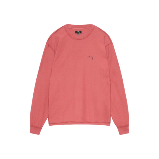 Stussy Lazy LS T-Shirt Brick