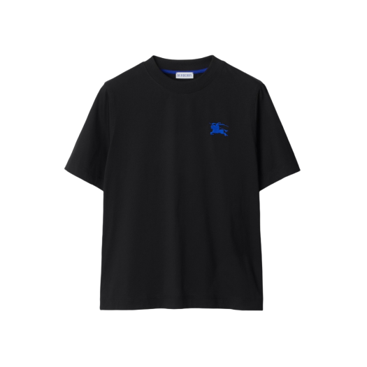 (W) Burberry Cotton T-shirt Black