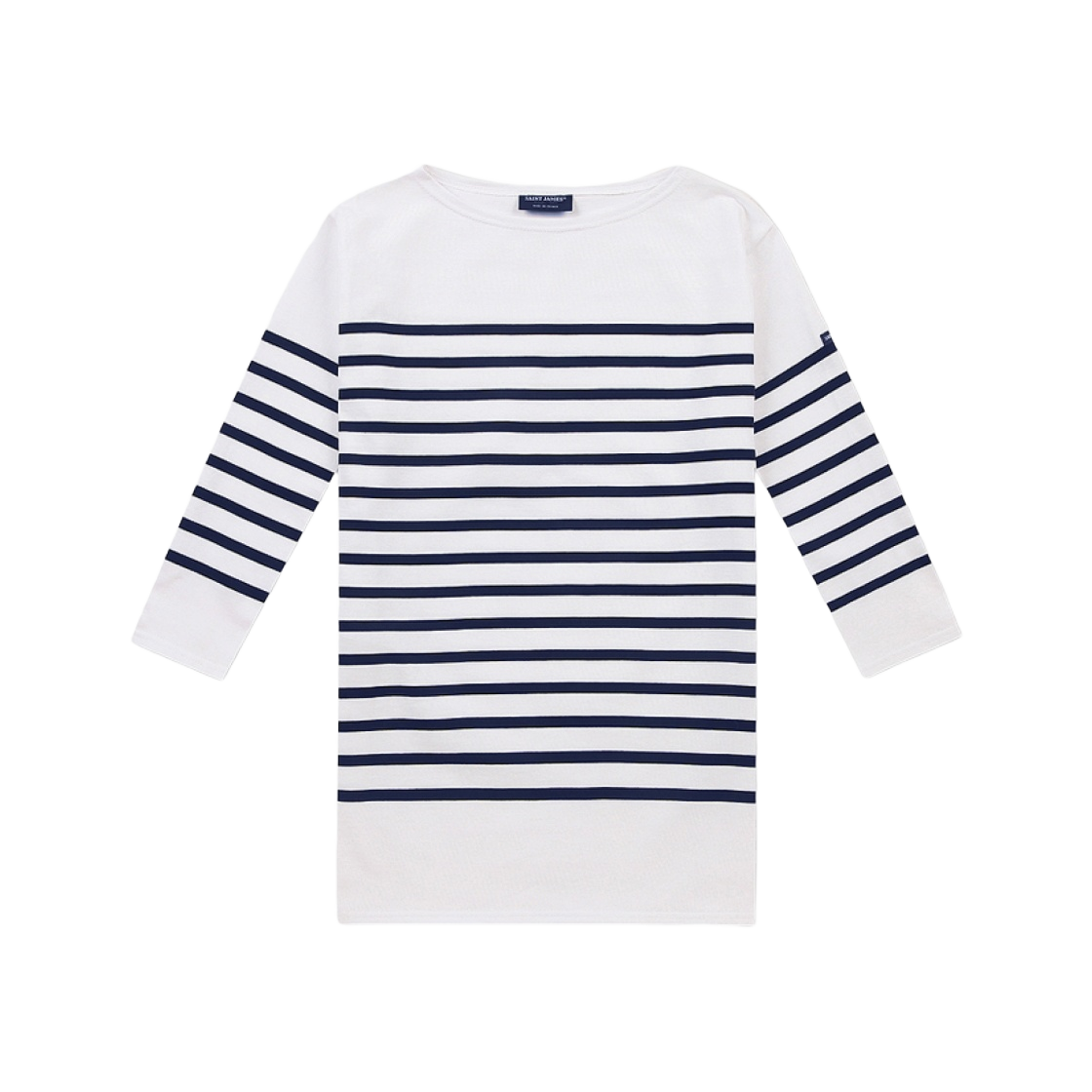 세인트 제임스 나발 2 3/4 슬리브 티셔츠 네이지 마린(Saint James Naval II 3/4 Sleeve T-Shirt Neige Marine) - 1