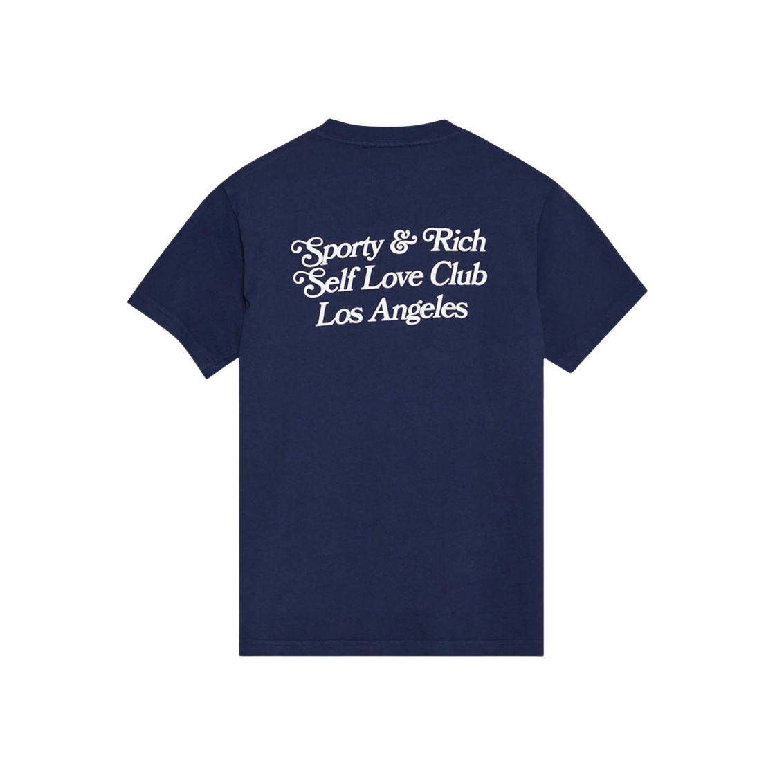 ★Sporty & Rich★LAセルフラブクラブTシャツ 스포티 앤 리치 셀프 러브 클럽 티셔츠 네이비 | Sporty & Rich