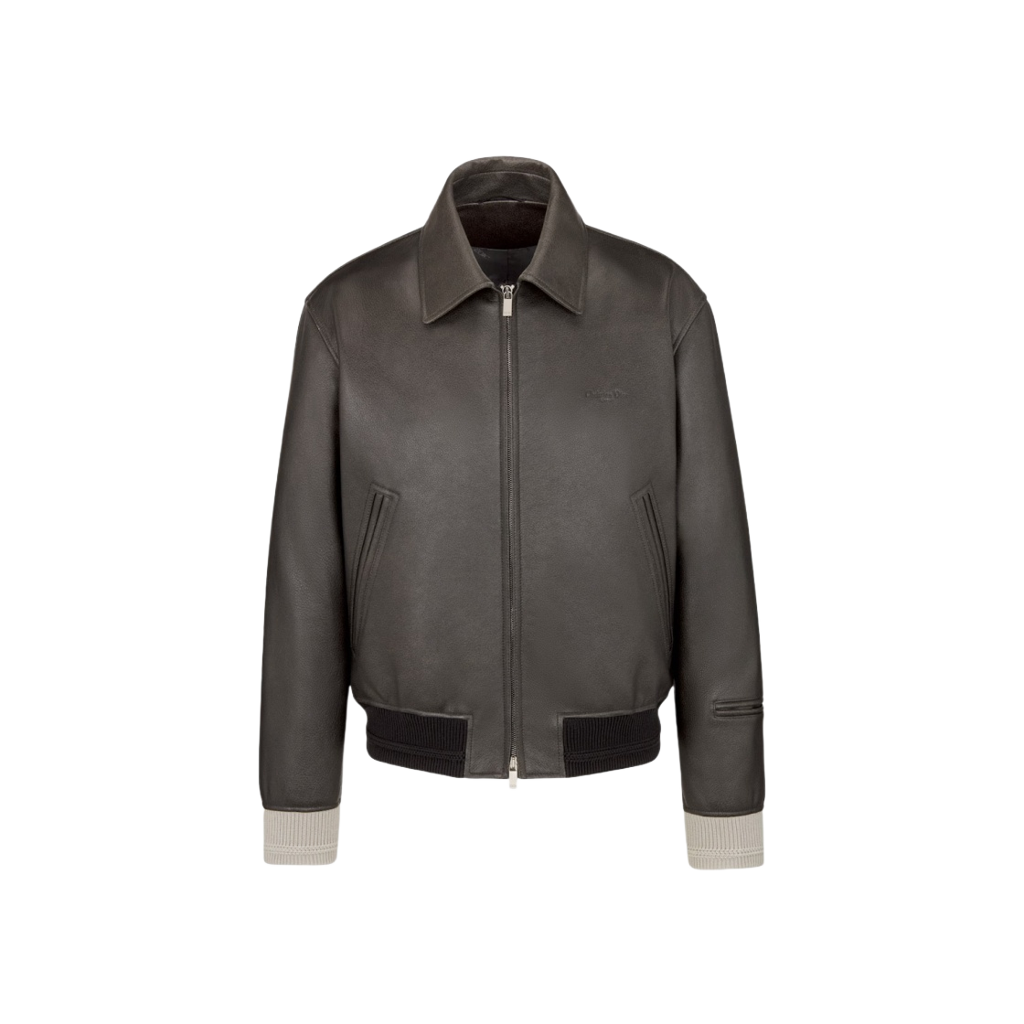 493L416A0760-C988 Dior Christian Dior Couture Signature Blouson Jacket Calfskin Black - 대표 이미지 #1