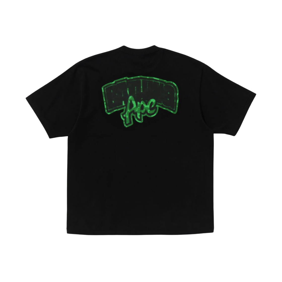 0ZXTEM110351M BAPE Spray Frankenstein Relaxed Fit T-Shirt Black - #2