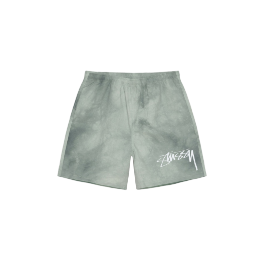 Stussy Wave Dye Nylon Shorts Sage