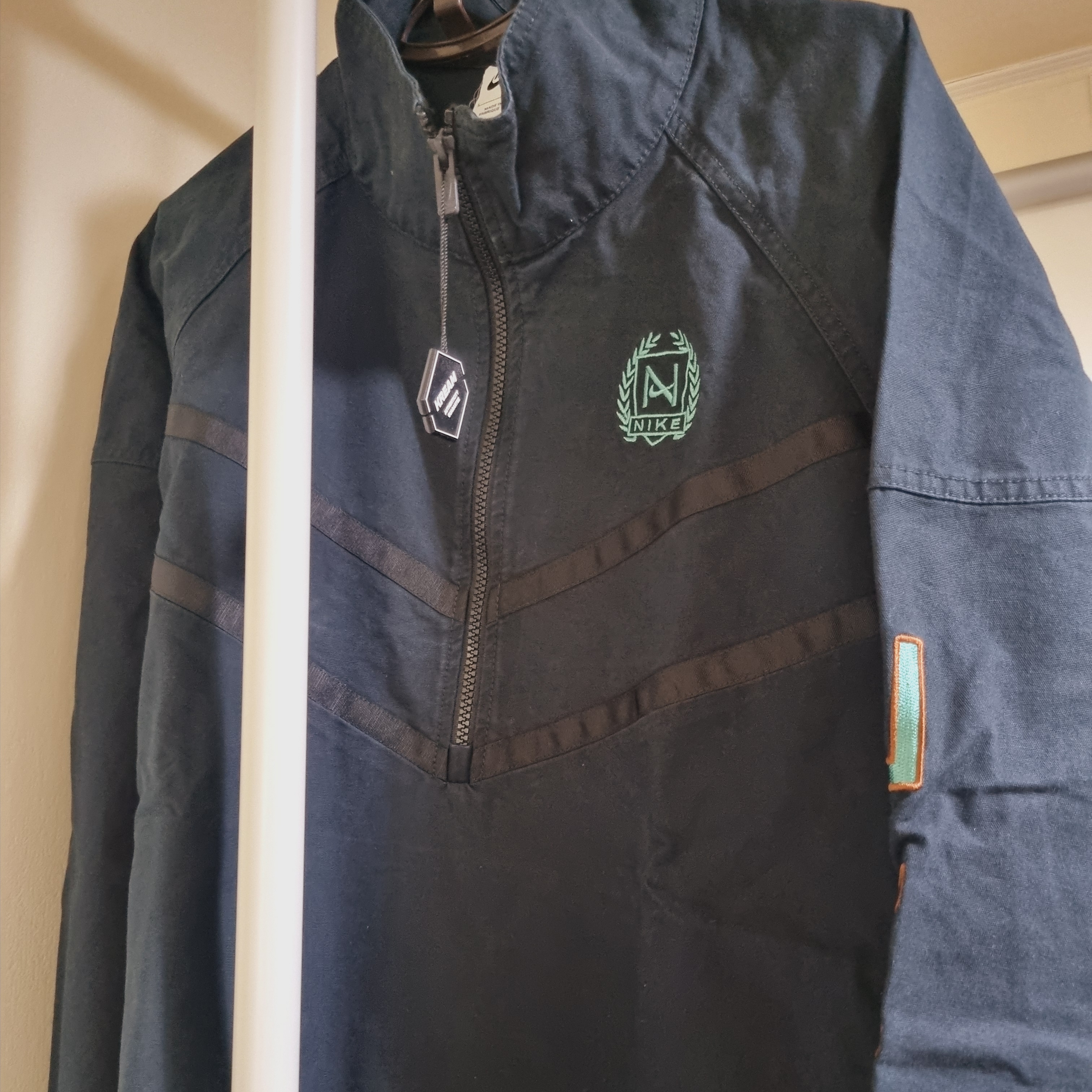 Nike Windrunner Canvas Jacket Black - Asia 착용 스타일