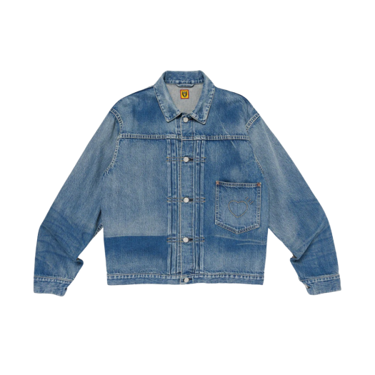 ジャケット・アウター HUMAN MADE x KAWS Made Denim Jacket #1 M HUMAN MADE x KAWS Made Denim Work Jacket Indigo Size S-2XL