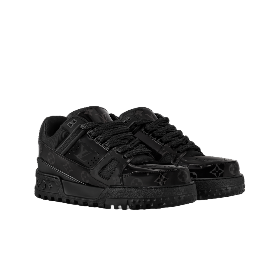 루이비통 LV 트레이너 맥시 스니커즈 블랙(Louis Vuitton LV Trainer Maxi Sneakers Black) - 2