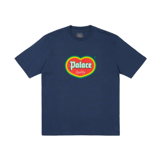 Palace Quality T-Shirt Navy - 24SS