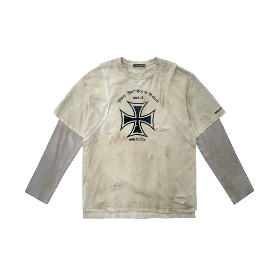★人気★【PGR X MFM333.】★3 LAYERED LONG SLEEVE - IVOR.Y★ ZX Evo V3 Top - Long Sleeve - White AUTO Base Layers