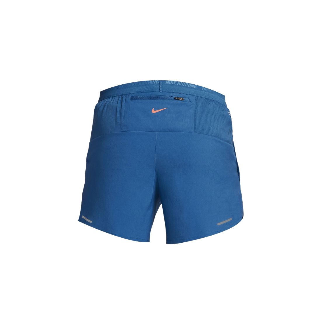 FN3301-476 Nike Running Energy Stride 13cm Brief Lined Running Shorts Court Blue Safety Orange- US/EU - #2