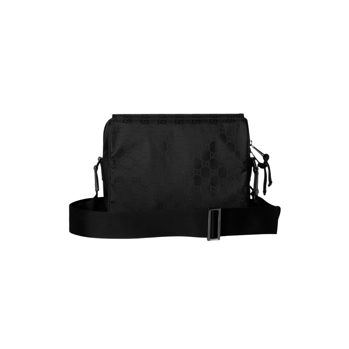 GUCCI｜ (816820 FAD73 1047) Gucci Nexus medium crossbody bag in black GG nylon | GUCCI® US