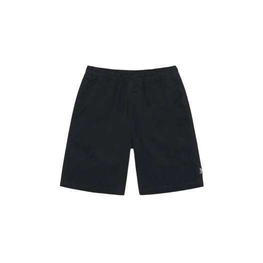 스투시 볼륨 플리티드 스트라이프 쇼츠 블랙 | Stussy | KREAM