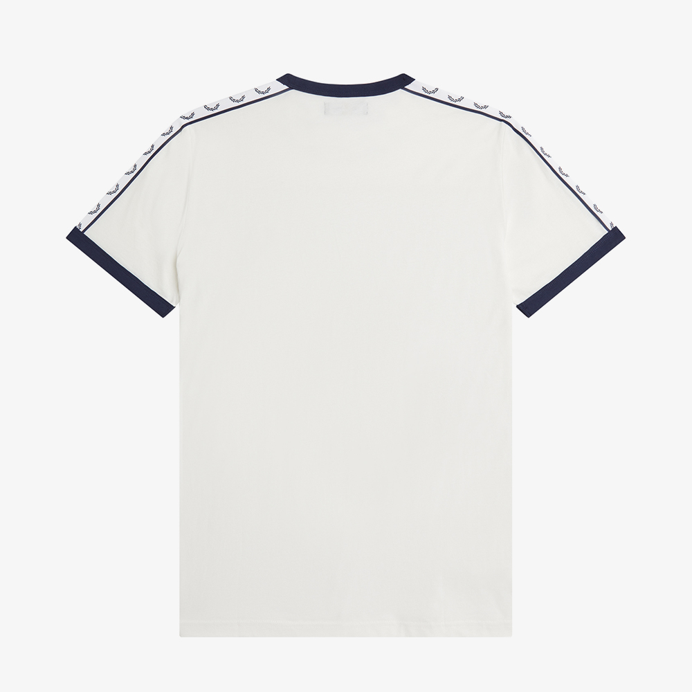 프레드페리 테잎 링어 티셔츠 스노우 화이트(Fred Perry Taped Ringer T-Shirt Snow White) - 2
