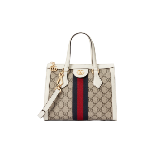 Gucci Ophidia GG Small Tote Bag Beige Ebony