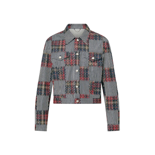 Louis Vuitton Hickory Damier Denim Jacket Multi Color