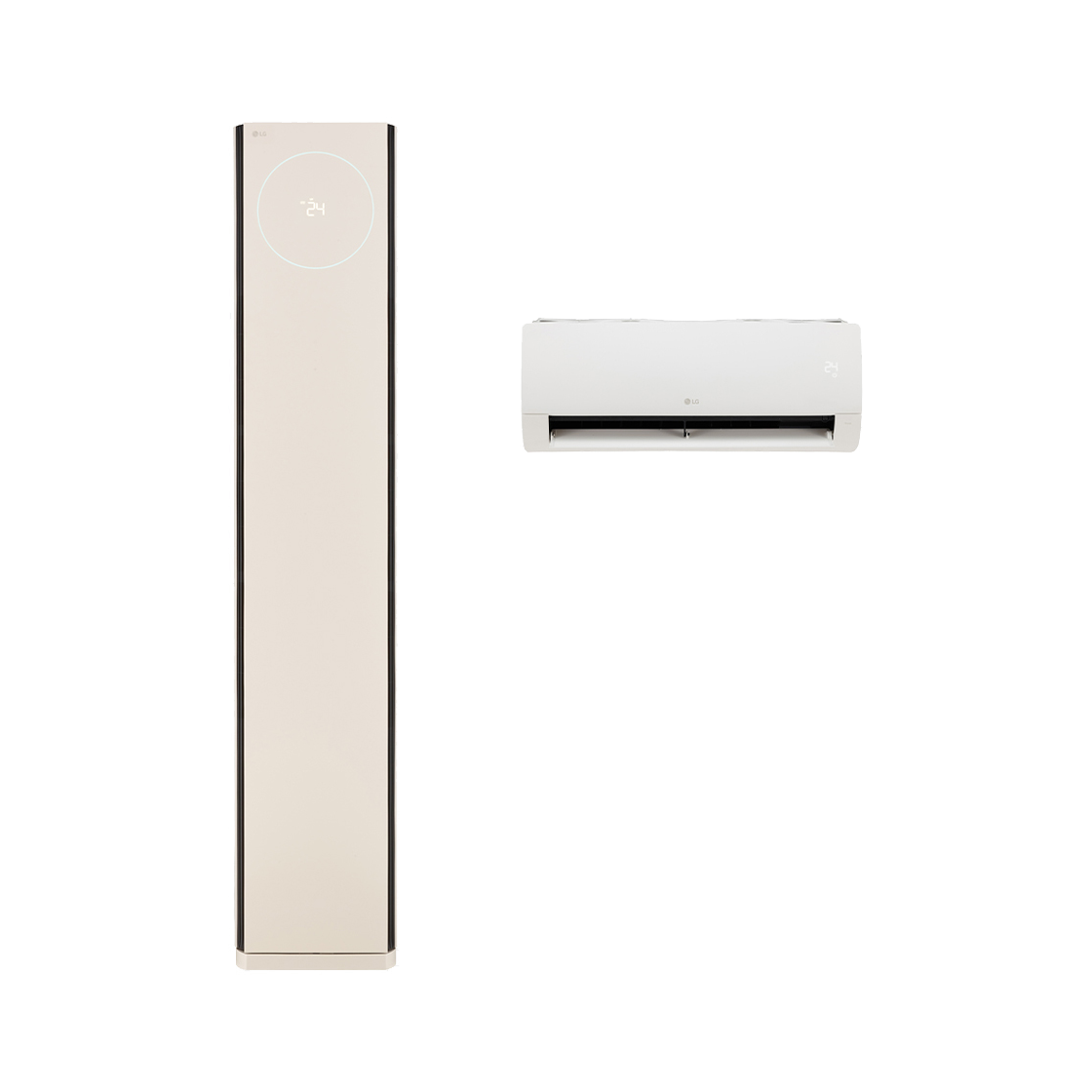 FQ17ET1BC2M LG Whisen Objet Collection Tower II 2in1 Air Conditioner