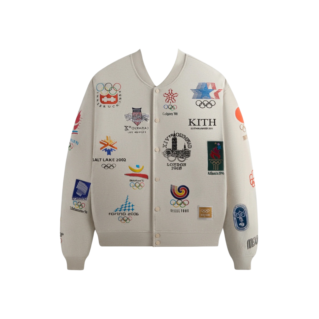 키스 올림픽 헤리티지 마빈 봄버 자켓 샌디 헤더 | Kith | KREAM
