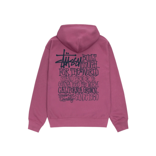 ★Stussy Cherries Hoodie Berry★ Stussy Cherries Hoodie Black Men's - SS24 - US