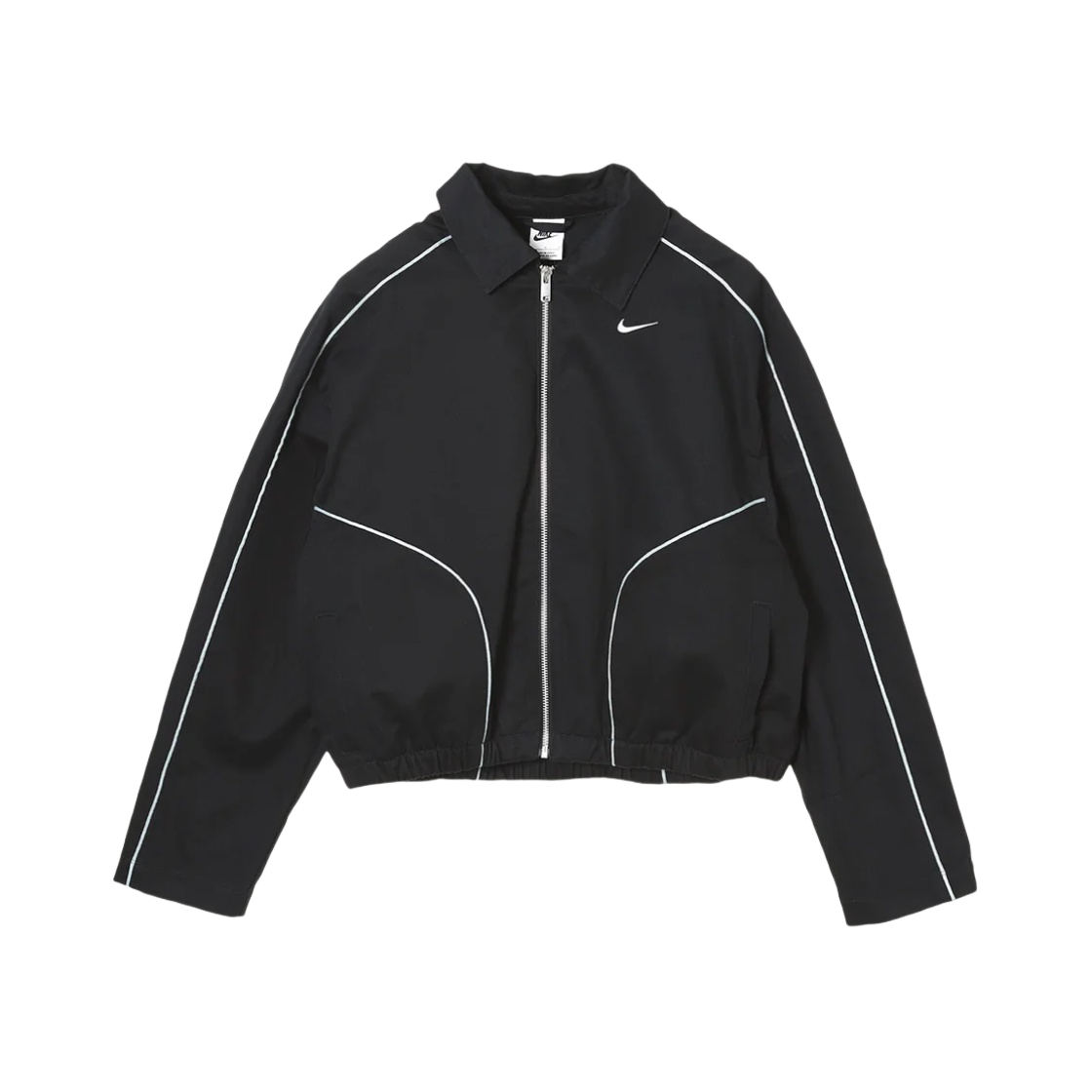 FN1940-010 (W) Nike NSW Woven Jacket Black - US/EU - 대표 이미지 #1