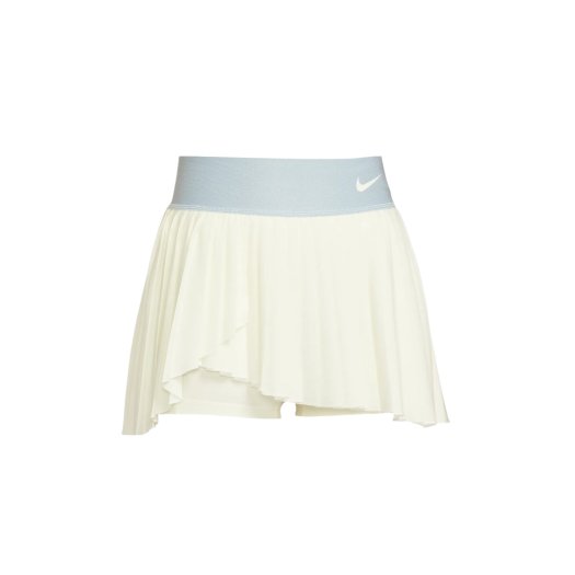 (W) Nike Court Dri-Fit Advantage Pleated Tennis Skirt Sail Ocean Bliss - Asia